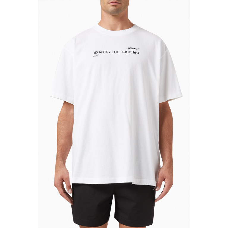 Off-White - Spiral Oversized T-shirt in Jersey