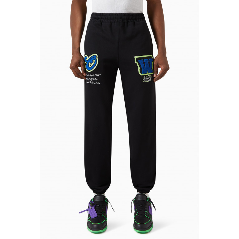 Off-White - Vars Patch Slim-fit Sweatpants in Cotton