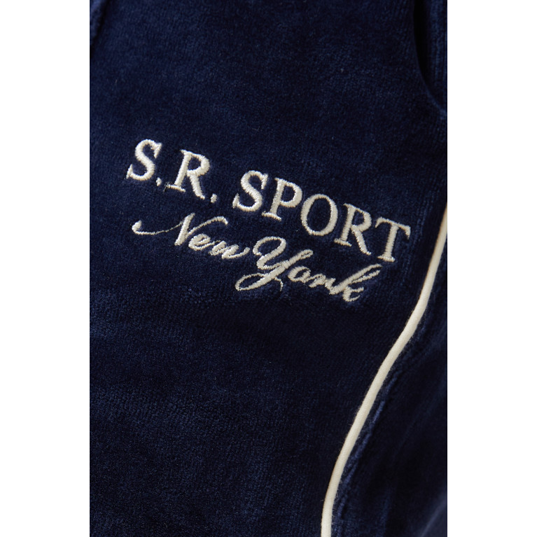 Sporty & Rich - Brandie Track Pants in Velour