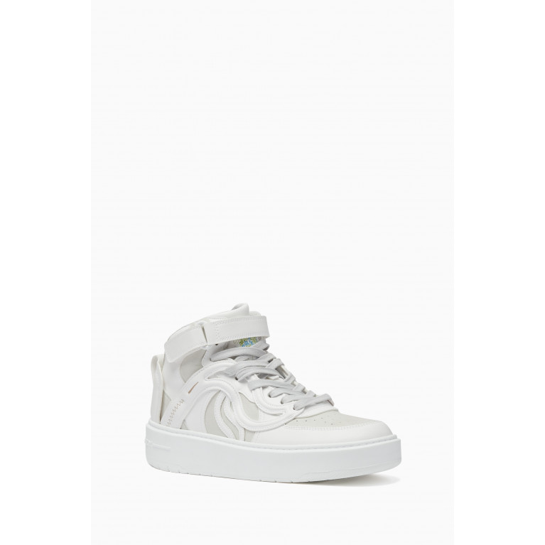 Stella McCartney - S-Wave 2 High-Top Sneakers in Alter Leather