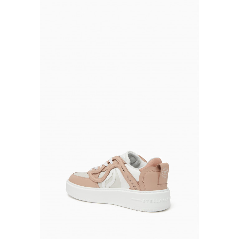 Stella McCartney - S-Wave Sneakers in Alter Mat Leather & Mesh