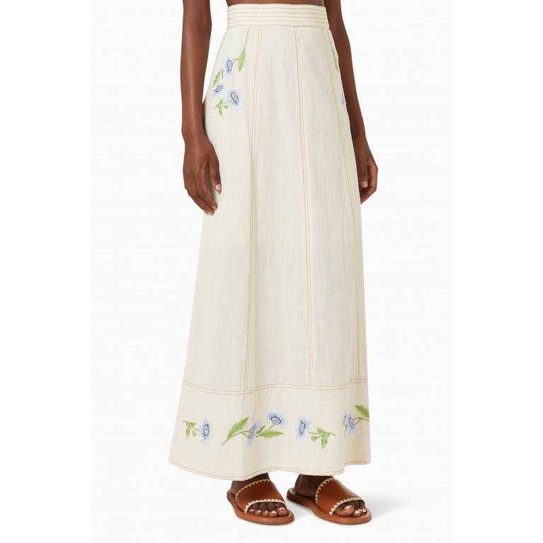Significant Other - Sylvie Maxi Skirt in Cotton-blend Fabric
