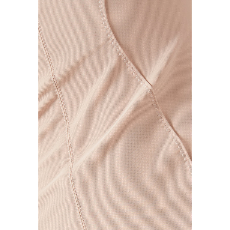 Elisabetta Franchi - Sheath Midi Dress in Stretch Technical Fabric Pink