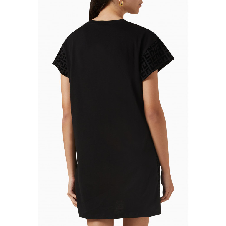 Elisabetta Franchi - Logo Maxi T-shirt Dress in Cotton