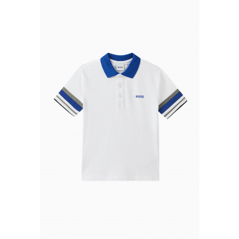 Boss - Logo Polo Shirt in Cotton