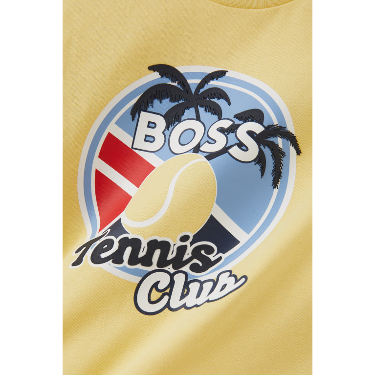 Boss - Graphic Logo-print T-shirt in Cotton-jersey