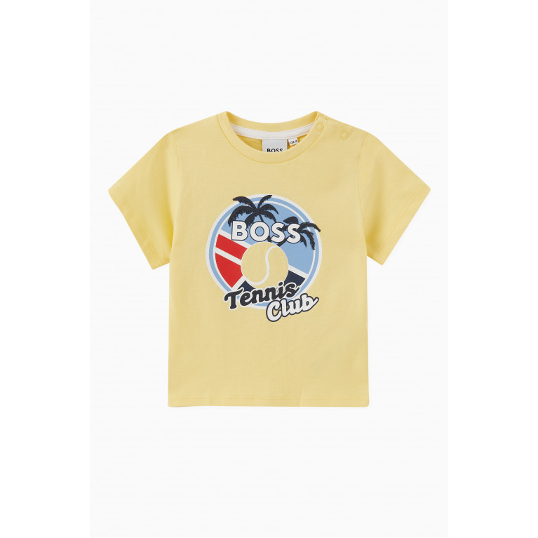 Boss - Graphic Logo-print T-shirt in Cotton-jersey
