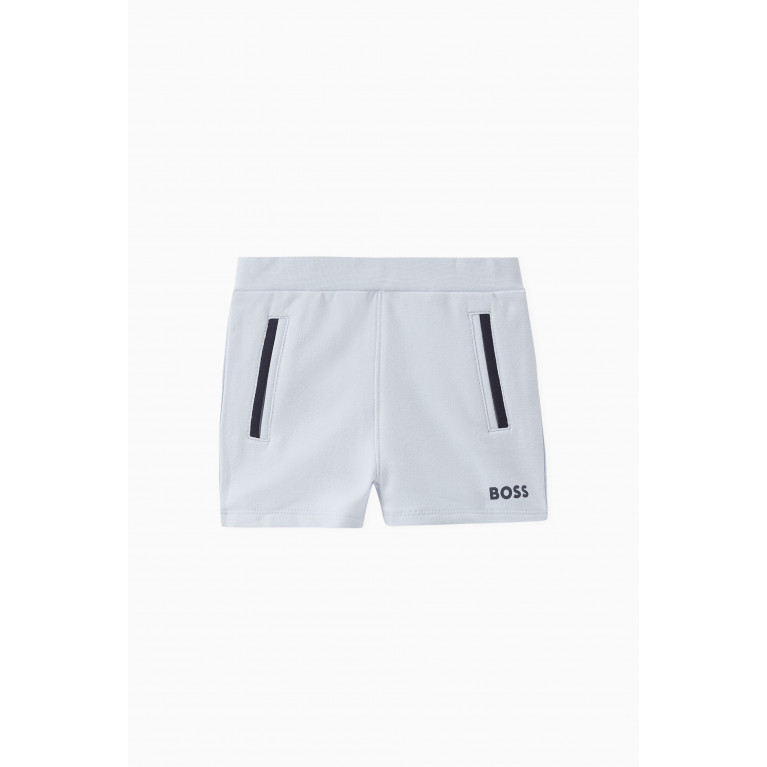 Boss - Logo Shorts in Cotton French Terry