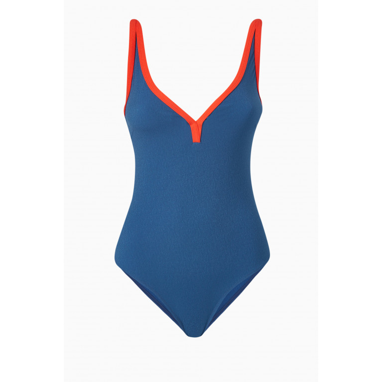 Lisa Marie Fernandez - Maria One-piece Swimsuit in Stretch-crepe Blue