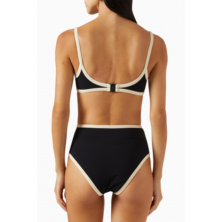 Lisa Marie Fernandez - Maria High-waist Bikini Set in Stretch-crepe