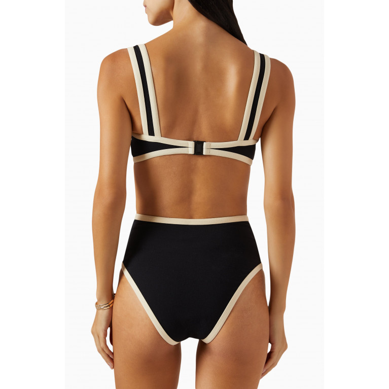 Lisa Marie Fernandez - The Sailor High-waist Bikini Set in Stretch-crepe