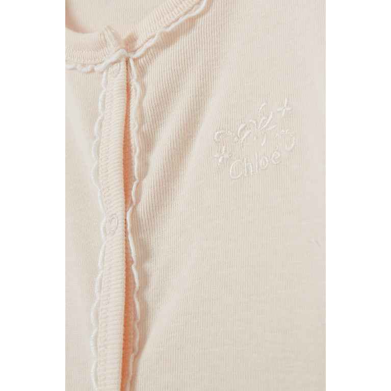 Chloé - Logo Sleepsuit Set in Cotton
