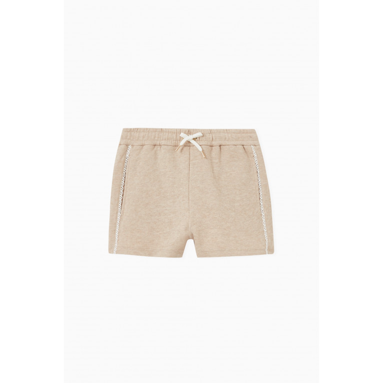 Chloé - Logo Shorts in Cotton
