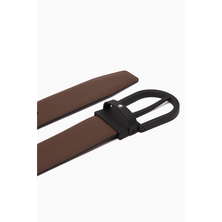 Montblanc - Horseshoe Buckle Belt in Leather