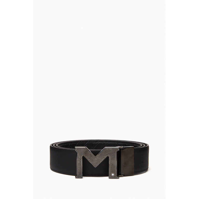 Montblanc - Reversible M-buckle Belt in Leather
