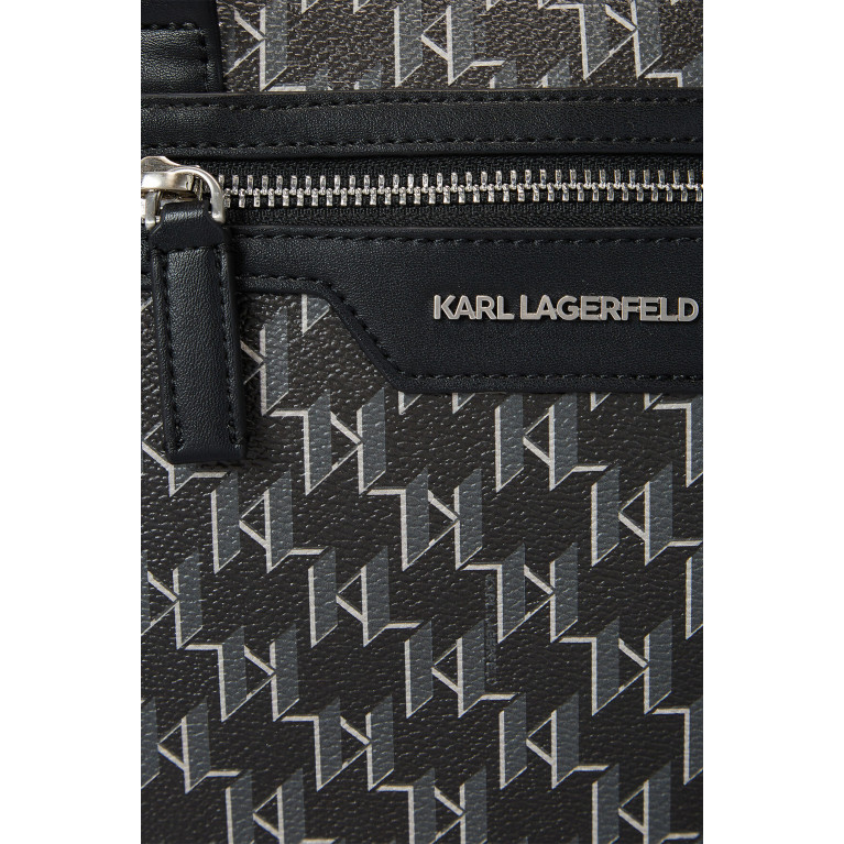 Karl Lagerfeld - K/Monogram Klassic Briefcase in Faux Leather