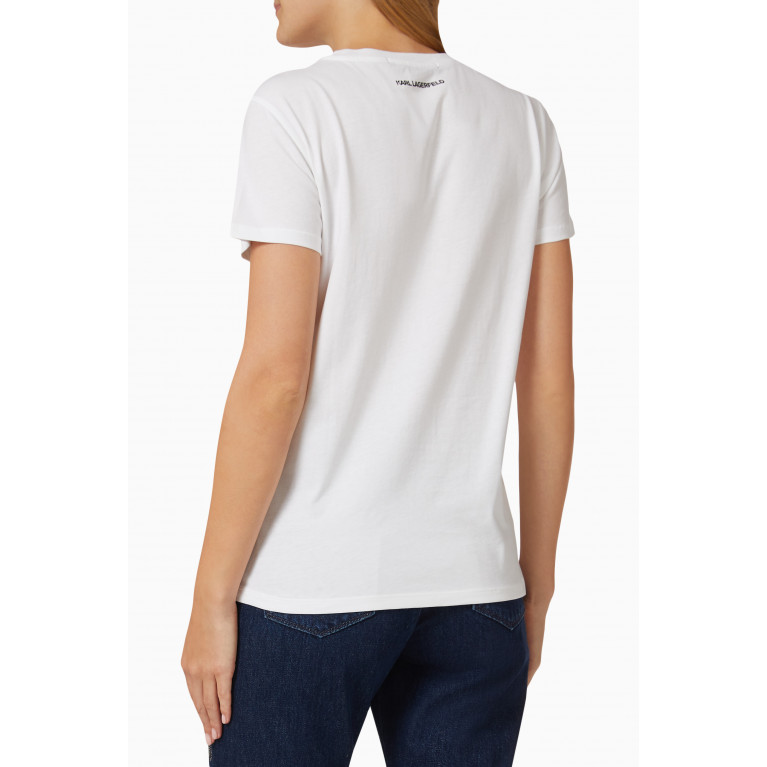 Karl Lagerfeld - Ikonik 2.0 T-shirt in Cotton Jersey