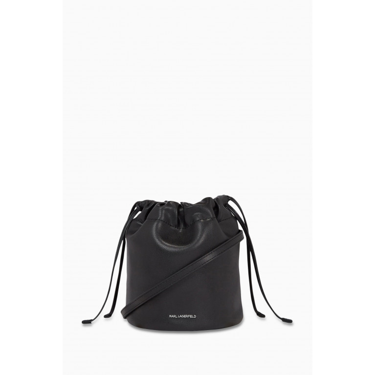 Karl Lagerfeld - K/Ikonik 2.0 Bucket Bag in Leather