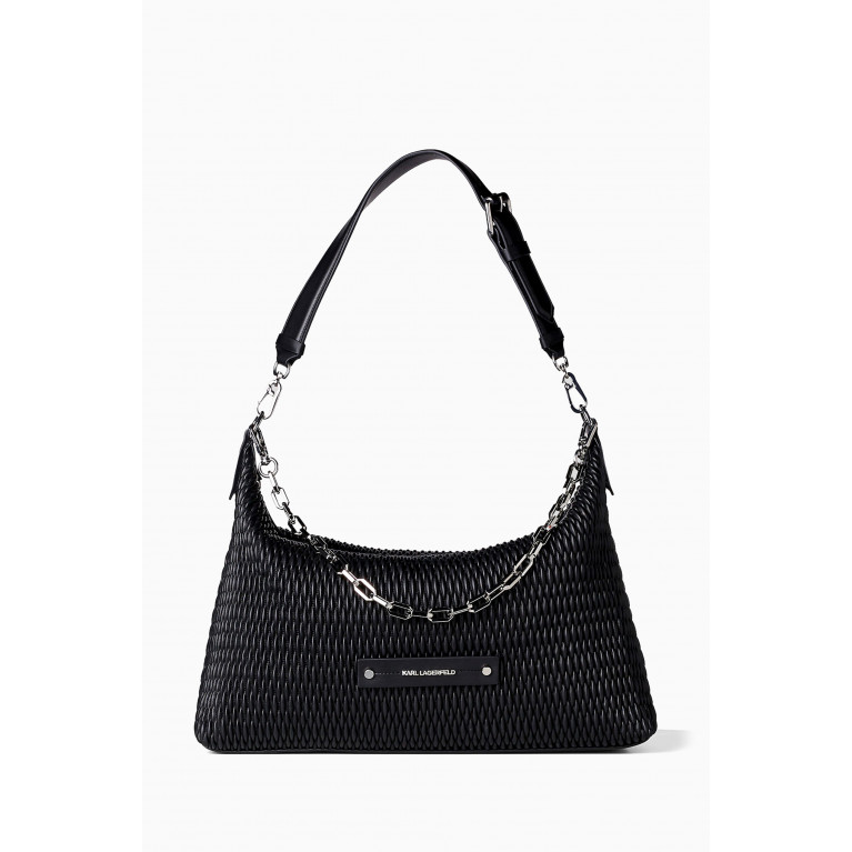 Karl Lagerfeld - K/Kushion Shoulder Bag in Quilted Faux Leather