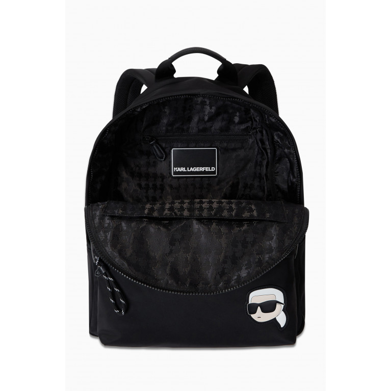 Karl Lagerfeld - K/Ikonic 2.0 Patch Backpack in Nylon