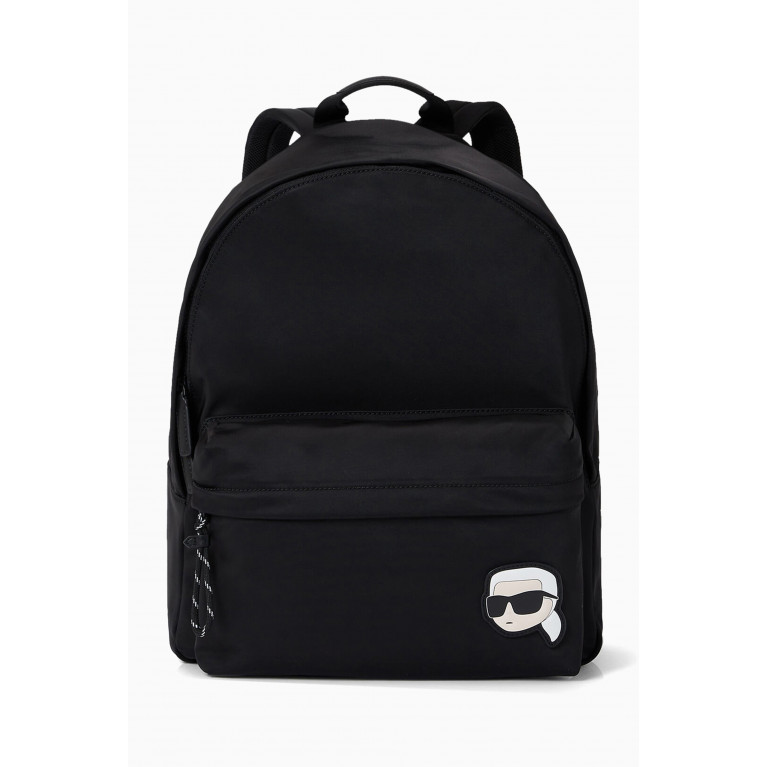 Karl Lagerfeld - K/Ikonic 2.0 Patch Backpack in Nylon