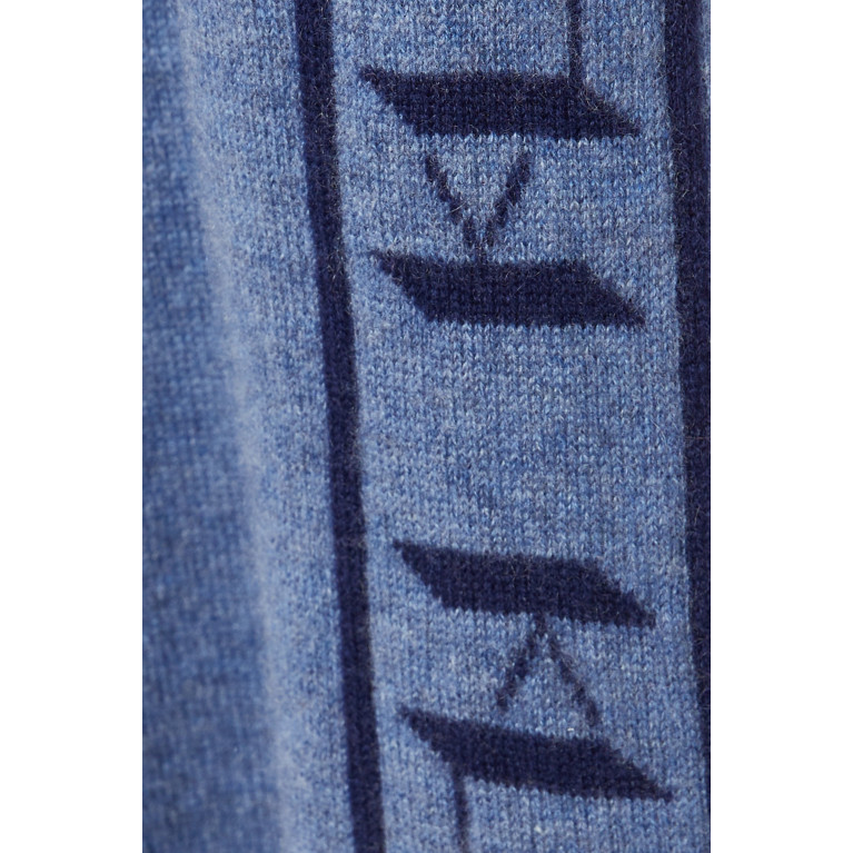 Karl Lagerfeld - KL Monogram Jacquard Sweatpants in Cashmere
