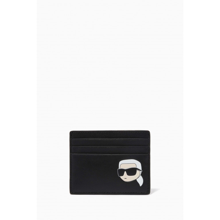 Karl Lagerfeld - K/Ikonik 2.0 Card Holder in Leather