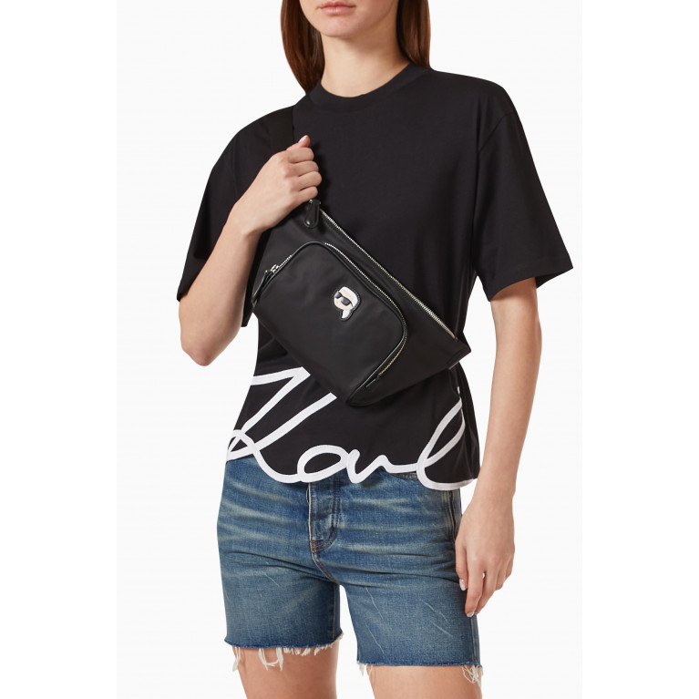 Karl Lagerfeld - K/Ikonik 2.0 Belt Bag in Recycled Nylon