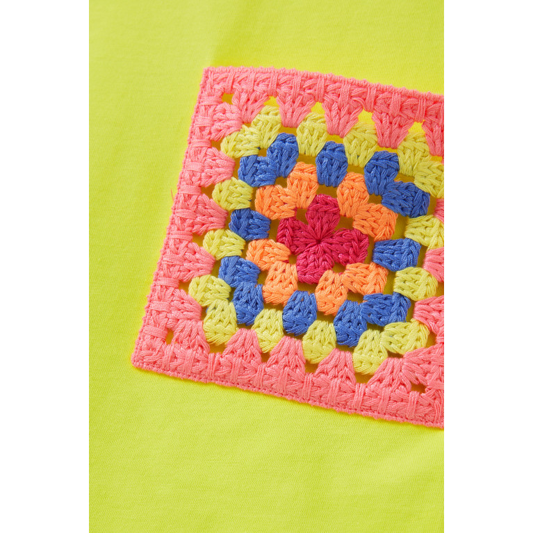 Marc Jacobs - Crochet Pocket Logo Dress in Cotton Jersey