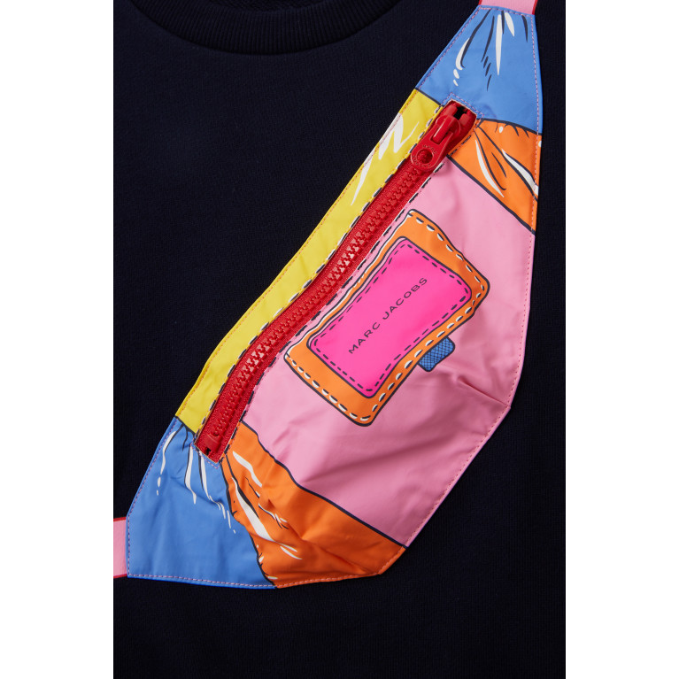 Marc Jacobs - Marc Jacobs - 3D Belt Bag Sweatshirt in Cotton