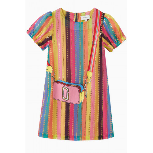 Marc Jacobs - Striped Bag-print Dress in Polyester