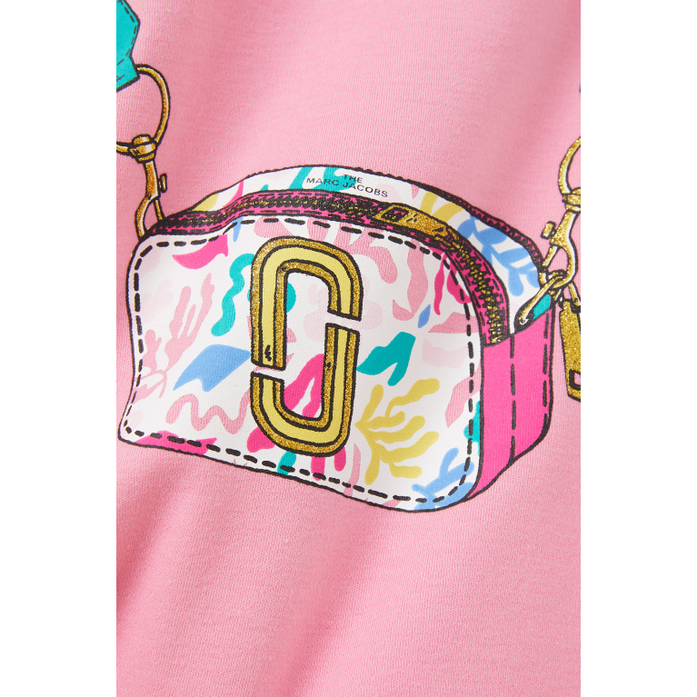 Marc Jacobs - Snapshot Bag Dress in Cotton Jersey Pink