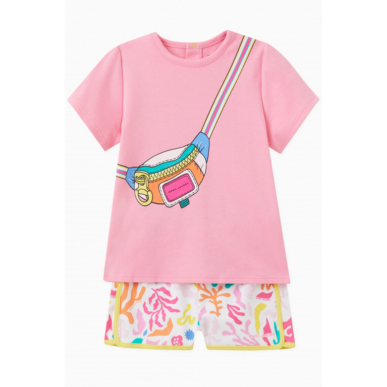 Marc Jacobs - Snapshot Bag T-shirt & Shorts in Cotton Jersey