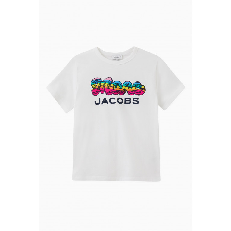 Marc Jacobs - Graphic Logo Print T-shirt in Cotton