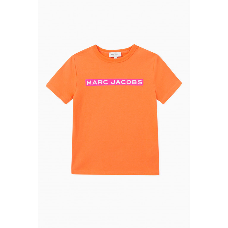 Marc Jacobs - Logo T-shirt in Cotton Orange