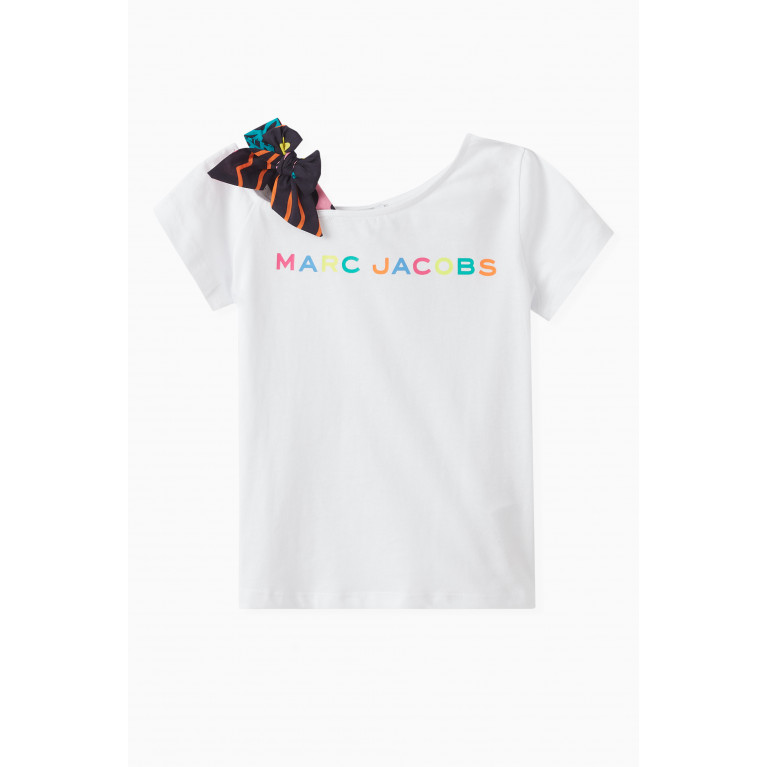 Marc Jacobs - Logo Bow T-shirt in Cotton
