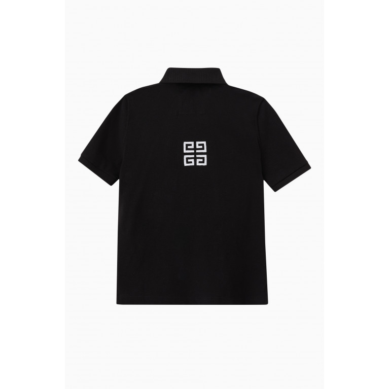Givenchy - Givenchy - 4G Logo Polo Shirt in Cotton Stretch