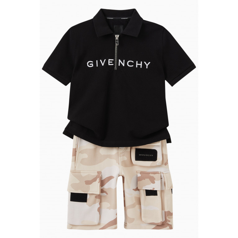 Givenchy - Givenchy - 4G Logo Polo Shirt in Cotton Stretch