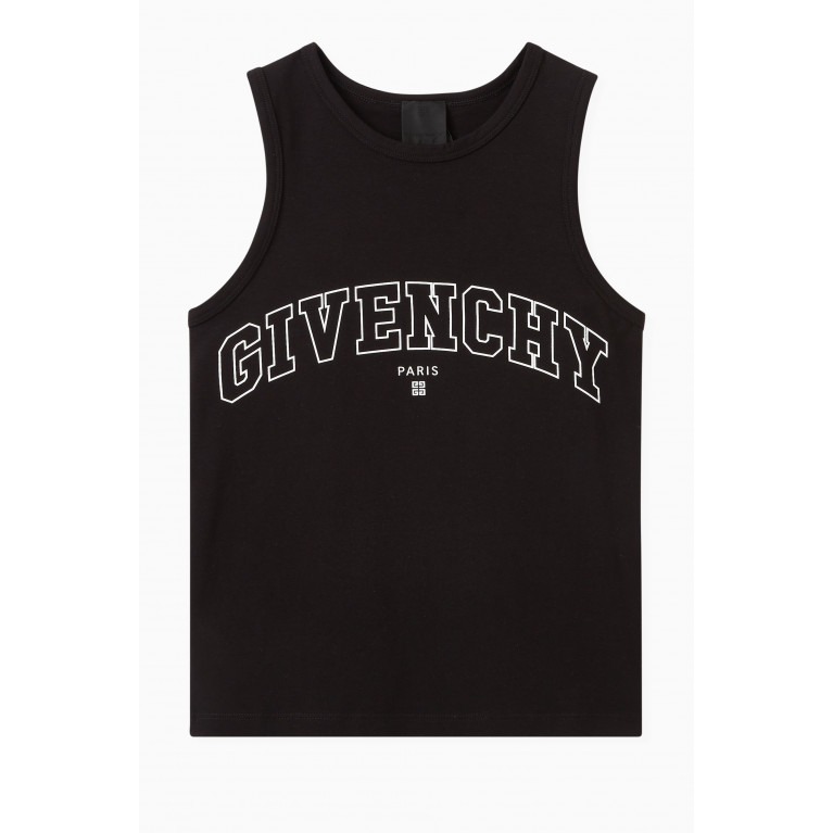 Givenchy - Logo-print Tank Top in Stretch Cotton-jersey