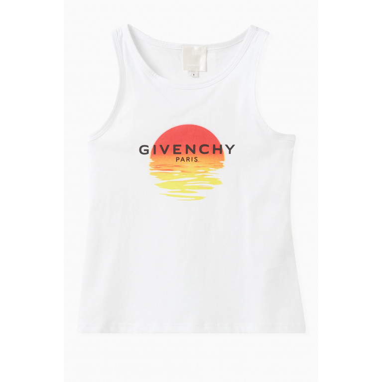 Givenchy - Logo Sunset-print Tank Top in Cotton