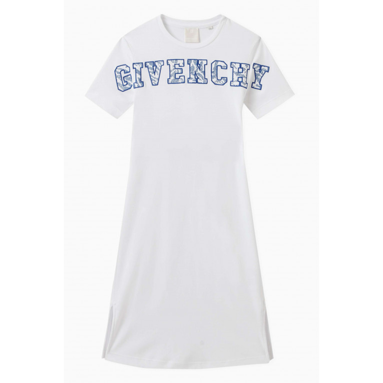 Givenchy - Logo-embroidered Cut-out Midi Dress in Cotton-jersey