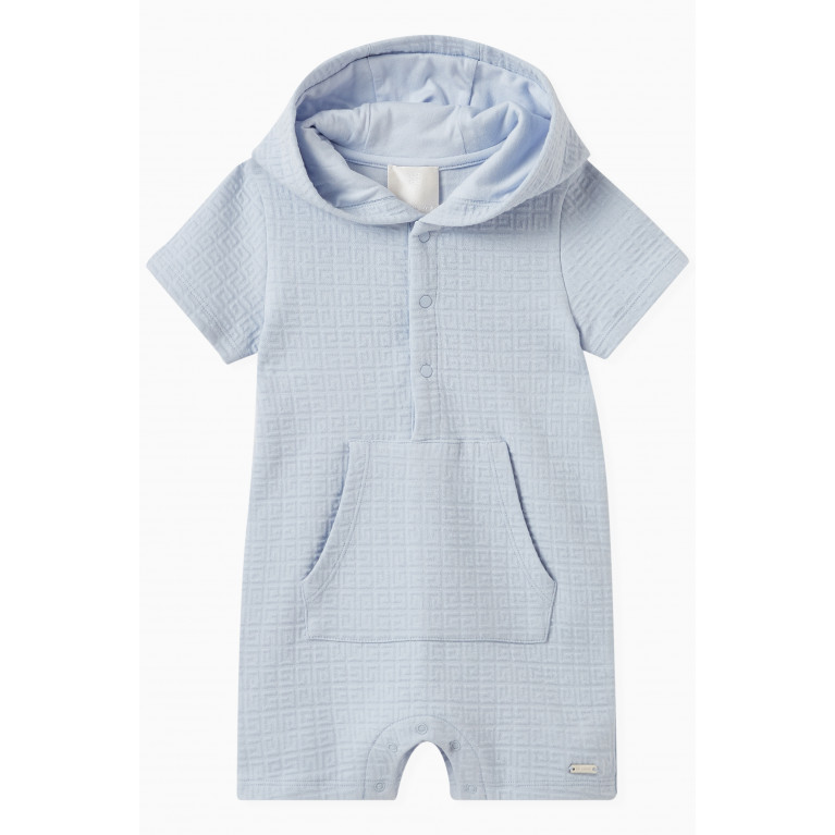 Givenchy - 4G Logo Jacquard Hooded Bodysuit in Cotton-blend