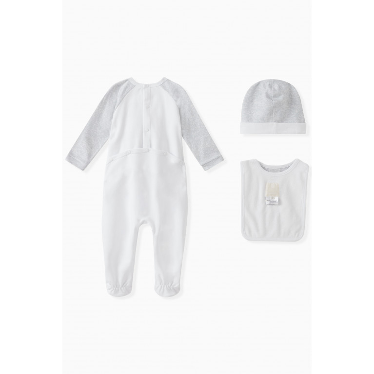 Givenchy - Pyjama, Bib and Hat in Cotton, Set of Three