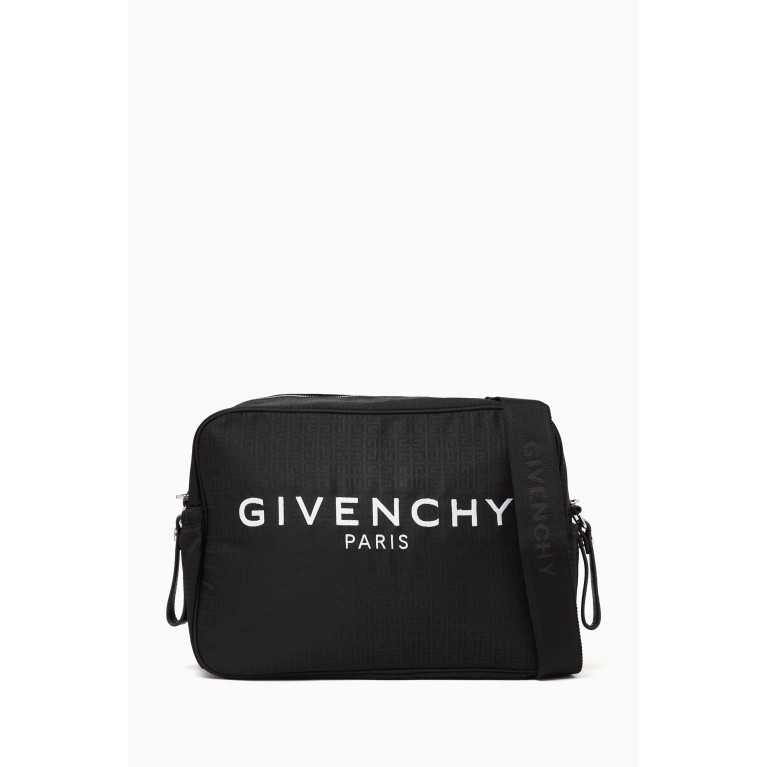 Givenchy - Logo Print Jacquard Changing Bag in Leather