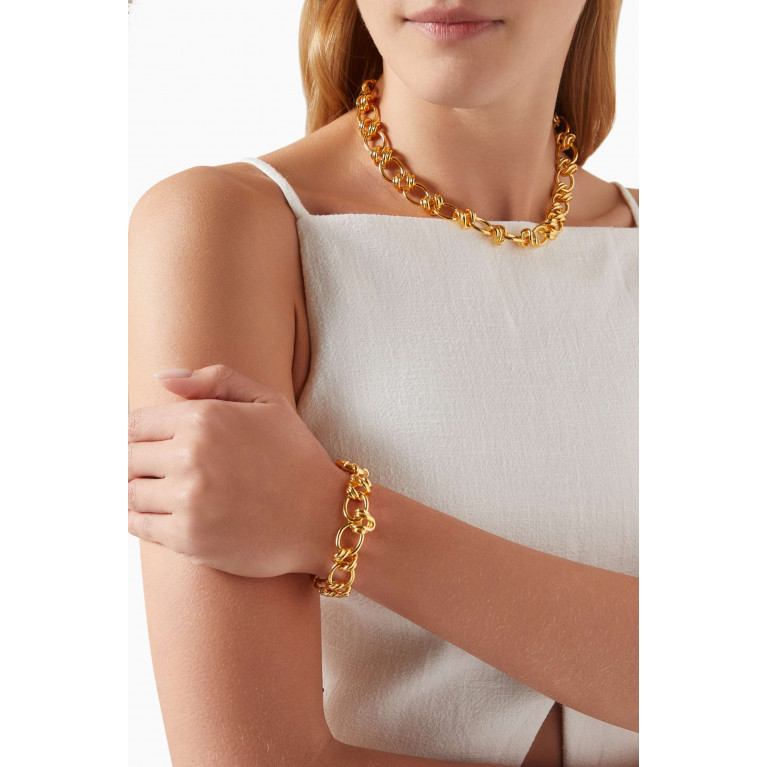 Destree - Elizabeth Chain Bracelet in Gold-plated Metal