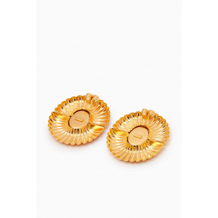Destree - Sonia Sun Pearl Earrings in 24kt Gold-plated Brass Pink