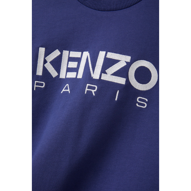 KENZO KIDS - Logo-print Sweatshirt in Cotton