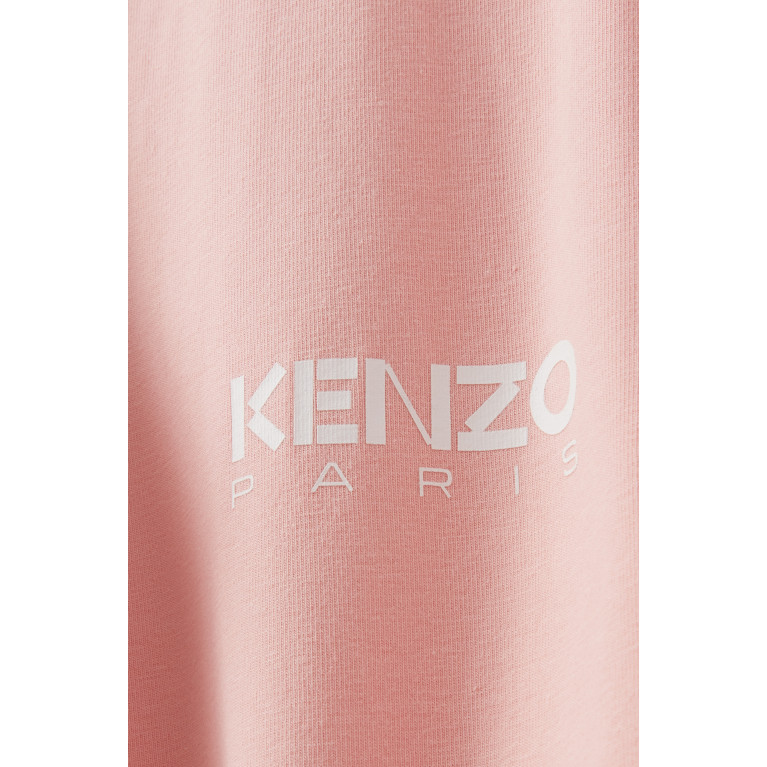 KENZO KIDS - Logo Print Leggings in Cotton Stretch