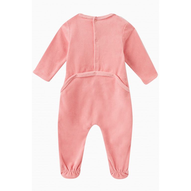 KENZO KIDS - Embroidered Elephant Sleepsuit in Cotton