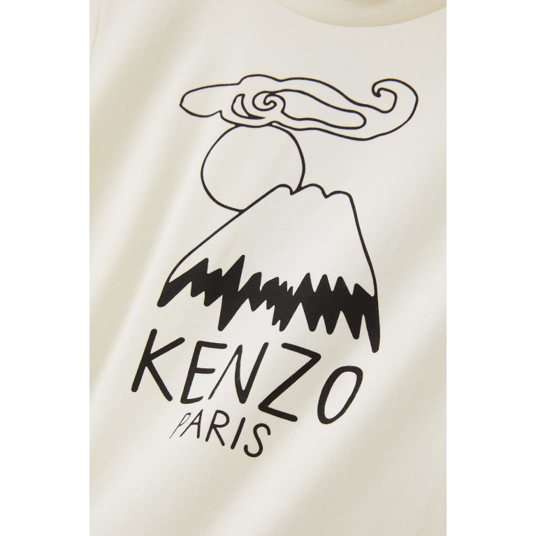 KENZO KIDS - Graphic Logo-print T-shirt in Cotton